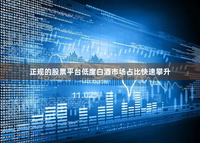 正规的股票平台低度白酒市场占比快速攀升